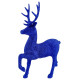 Прикраса новорічна Олень Благородний малий - синій