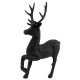 Прикраса новорічна Олень Благородний великий - чорний