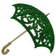 Прикраса новорічна Парасолька - зелена