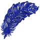 Christmas decoration Feather - navy blue