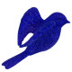 Прикраса новорічна Пташка - синя