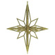 Christmas decoration Large Rhombus - gold