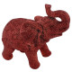 Новогоднее украшение Слон красный