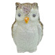 Прикраса новорічна Сова - коричнева