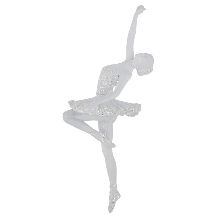 Прикраса новорічна Балерина еліт - біла