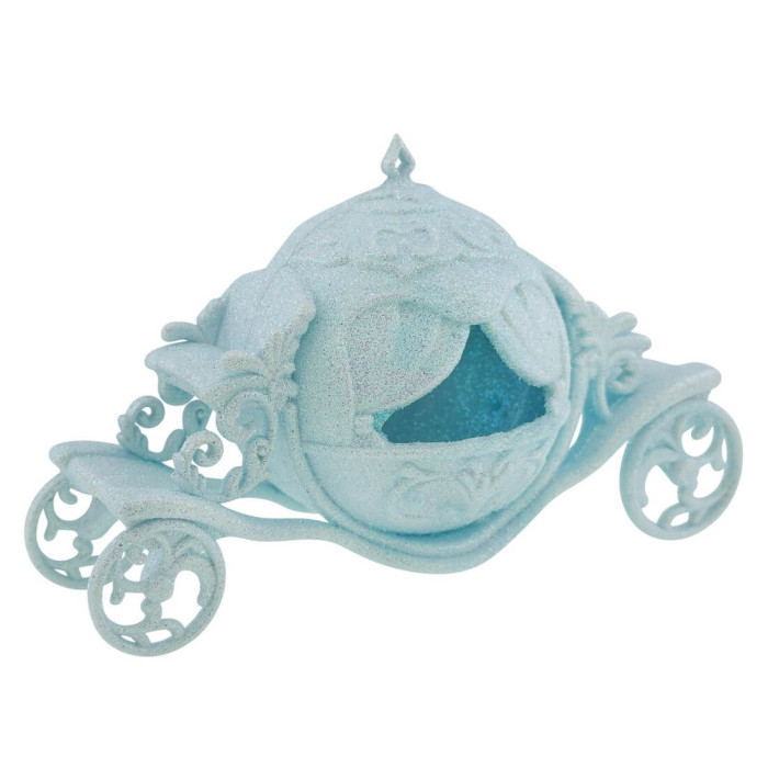 Christmas decoration Carriage - sky blue