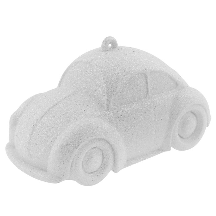 Новогоднее украшение Машинка - белая