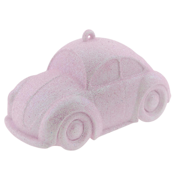 Прикраса новорічна Машинка - рожева