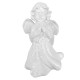 Новорічна фігурка Янгол молиться малий білий