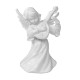Новорічна фігурка Янгол з бандурою малий білий