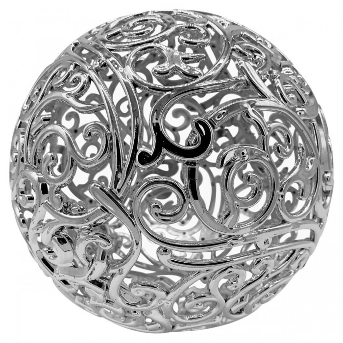 Bullet openwork 20 cm – Silver electroplating (art. 1382)