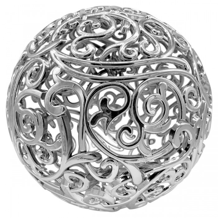 Bullet openwork 30 cm – Silver electroplating (art. 1368)