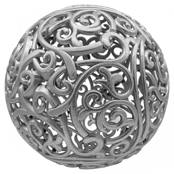 Bullet openwork 30 cm – Silver (art. 1376)