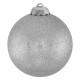 Новорічна Куля 10 см - срібна