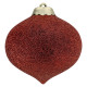 Прикраса новорічна Дзиґа велика - червона
