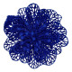 New Year's decoration Christmas flower mini - navy blue