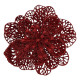New Year's decoration Christmas flower mini - red