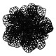 New Year's decoration Christmas flower mini - black