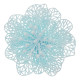 New Year's decoration Christmas flower mini - sky blue