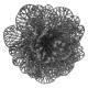 New Year's decoration Christmas flower medium - silver