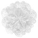 New Year's decoration Christmas flower large - white