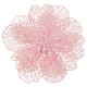 Прикраса новорічна Квітка новорічна велика - рожева