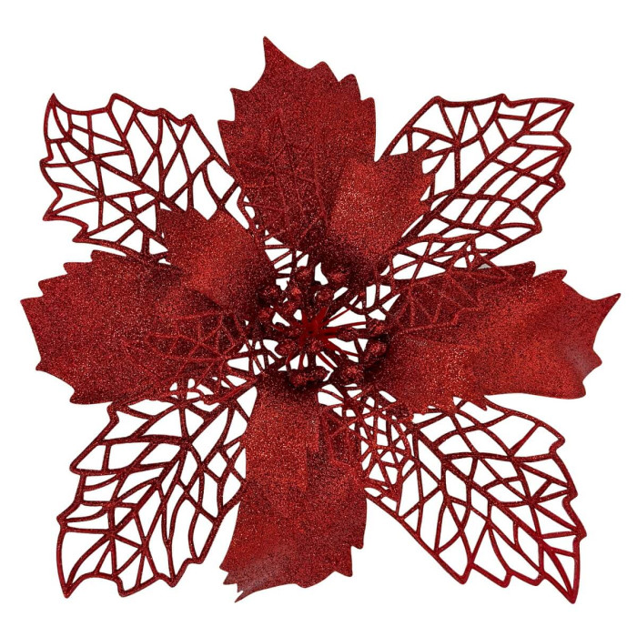 New Year's decoration Flower Christmas large - red