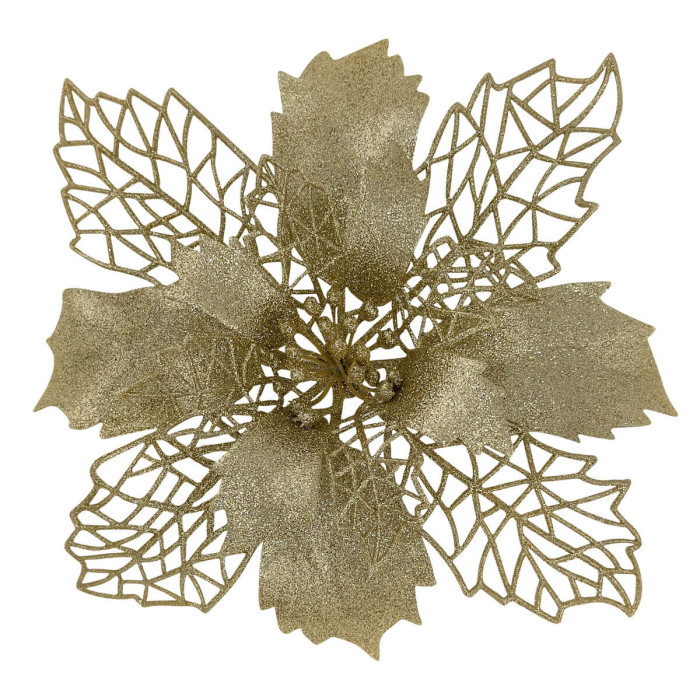 New Year's decoration Flower Christmas large - gold