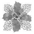 Flower Christmas large – Silver (art. 3148)