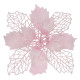 New Year's decoration Flower Christmas large - pink