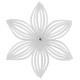 Christmas decoration Snowflake Edelweiss - white