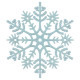 Christmas decoration Snowflake Classic - sky blue