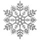 Christmas decoration Snowflake Classic - silver