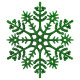 Christmas decoration Snowflake Classic - green