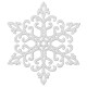 Christmas decoration Snowflake Crystal - white