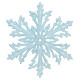 Christmas decoration Snowflake Frost - sky blue