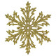 Christmas decoration Snowflake Frost - gold