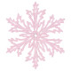 Christmas decoration Snowflake Frost - pink