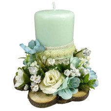 Свічка з декором (арт. 572)