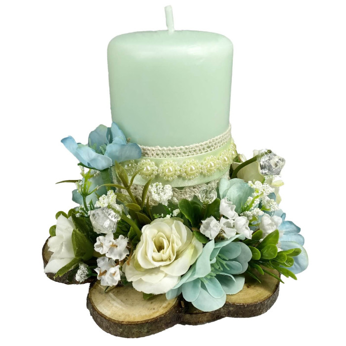 Свічка з декором (арт. 572)