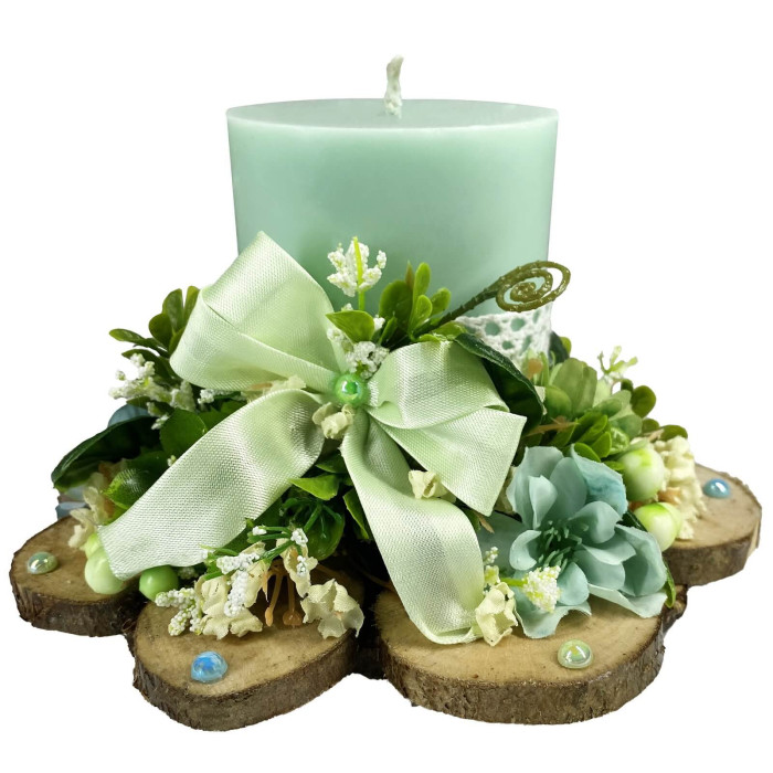 Свічка з декором (арт. 579)