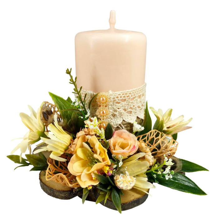 Свічка з декором (арт. 578)