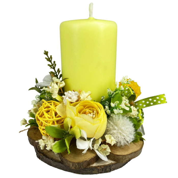 Свічка з декором (арт. 576)