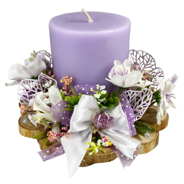 Свічка з декором (арт. 582)