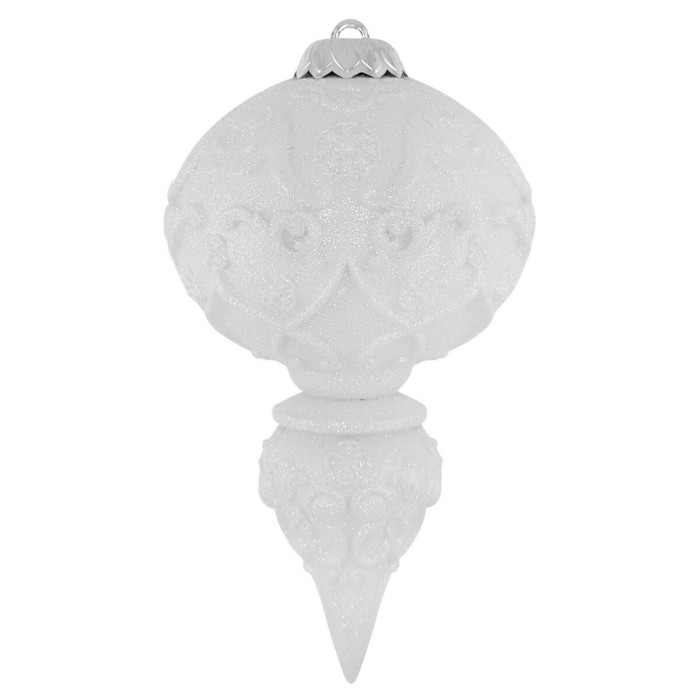 Прикраса новорічна Дзиґа еліт-2 - біла