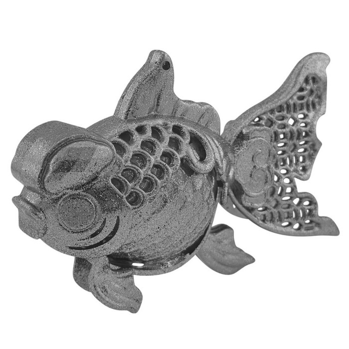 Прикраса новорічна Рибка - срібна