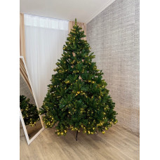 Ёлка 2,4 м "Королева" с встроенной гирляндой