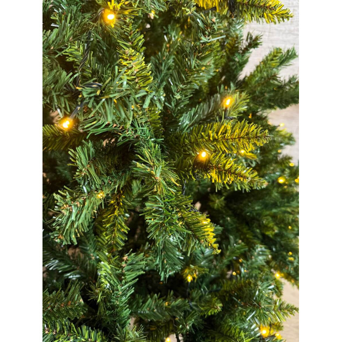 Новогодняя ёлка 2,4 м "Королева" с встроенной гирляндой