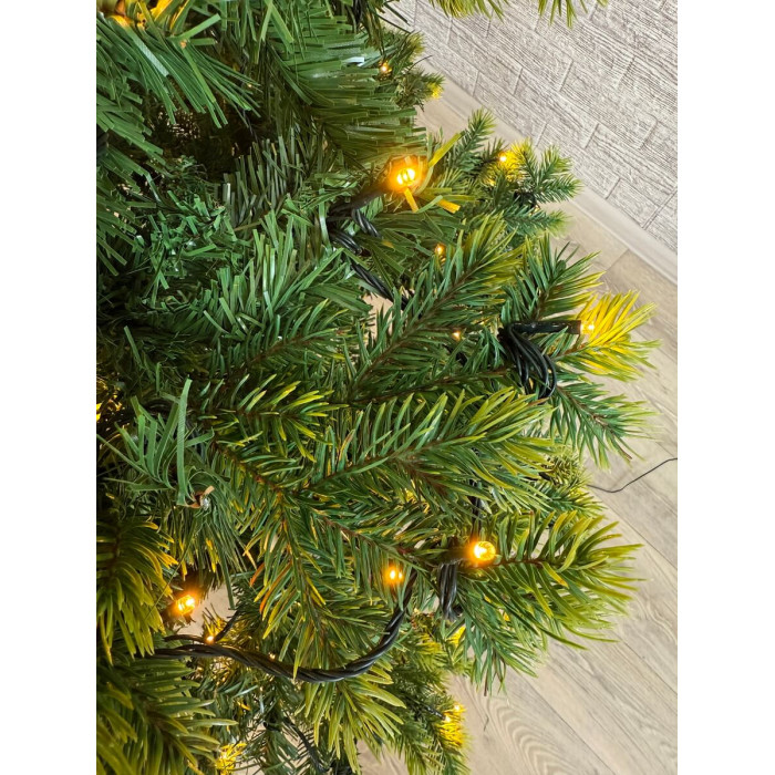 Новорічна Ялинка 2,1 м "Ніжність" з вмонтованою гірляндою