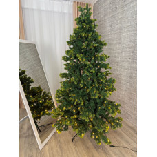 Ёлка 2,1 м "Нежность" с встроенной гирляндой